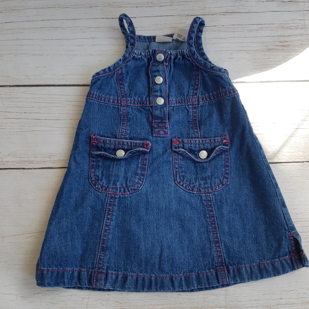 B.U.M. Equipment Denim Dress Jumper 6 Months